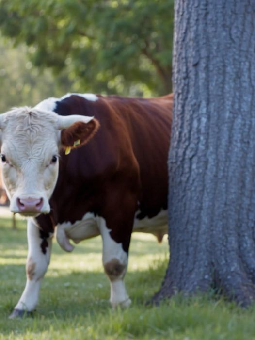 The cow began to lose milk, and the farmer noticed that she was leaving in the evening for the forest. He decided to follow The cow began to lose milk, and the farmer noticed that she was leaving in the evening for the forest. He decided to follow