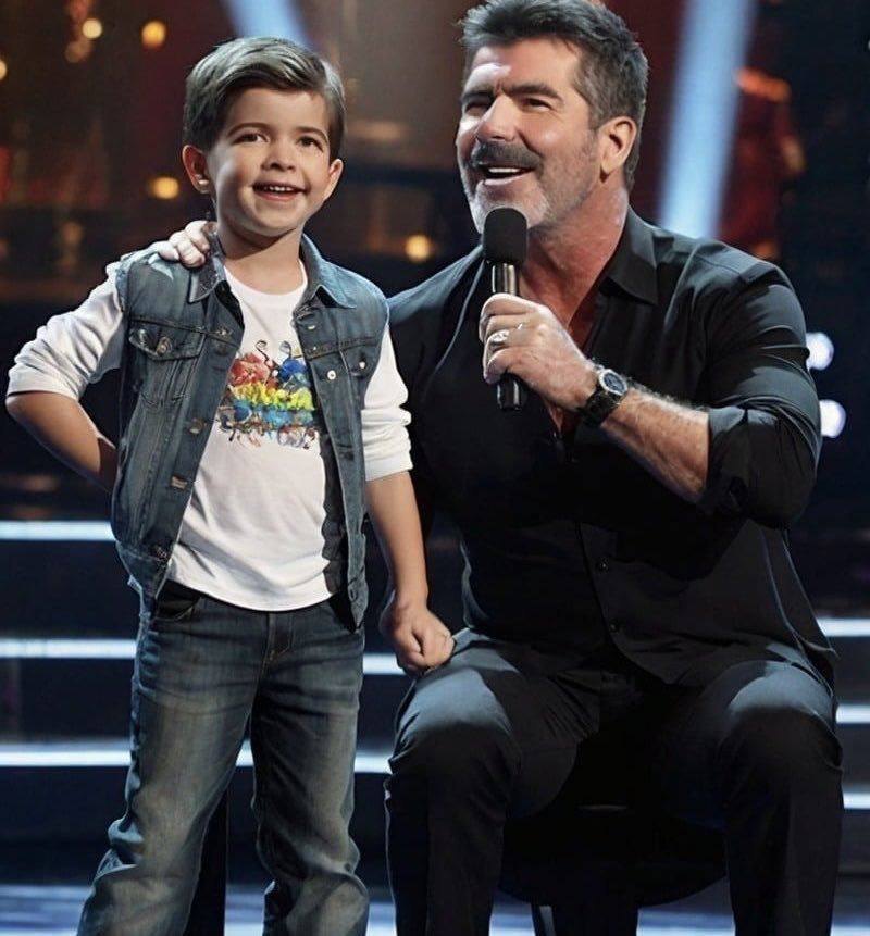 It was an unforgettable! Simon Cowell and Son sing an Adorably Angelic Version of “Don’t Stop Believin”