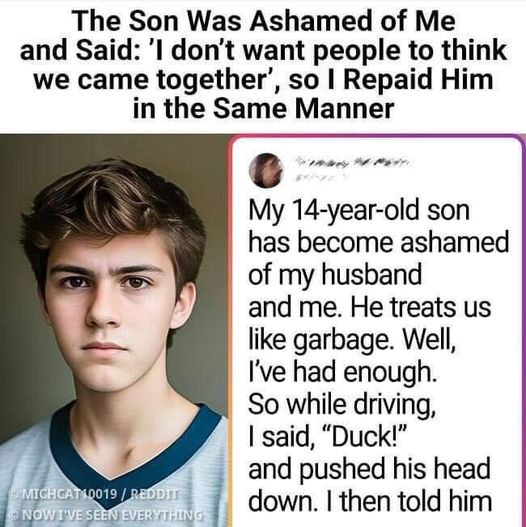 Raising a teenager can push even the most composed parents to their limits. Read full story in comments Raising a teenager can push even the most composed parents to their limits.