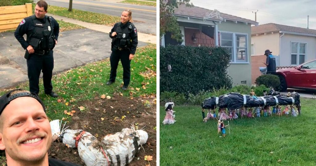 50 Times People Took Their Neighbors By Surprise With Their Halloween Decorations (New Pics)