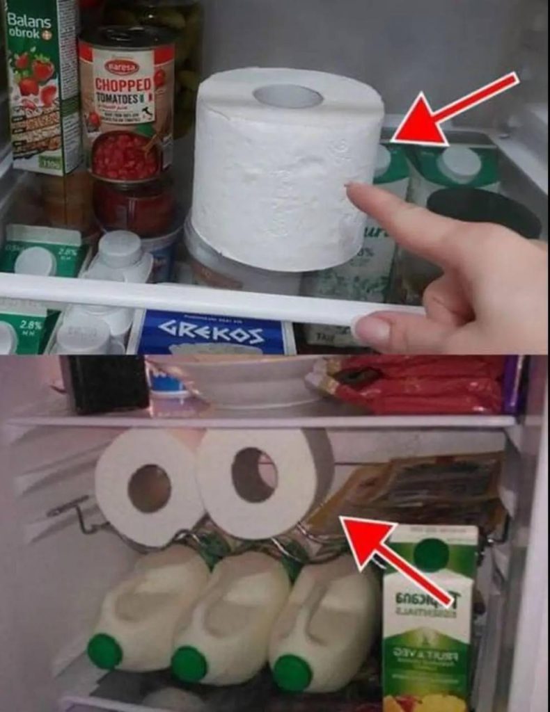 If You Find a Roll of Toilet Paper in Your Fridge, Here’s What It Means