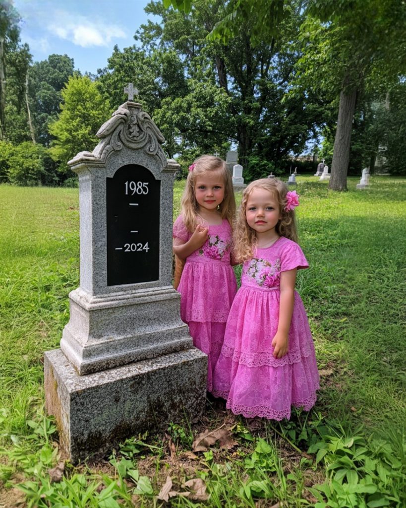 Girls Visit Dad’s Grave to ‘Show’ Their New Dresses as He Asked, See 2 Boxes with Their Names – Story of the Day