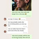 My Husband Mocked My Nose in a Group Chat with His Friends