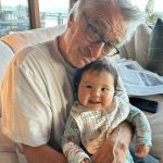 Robert De Niro, 80, and baby daughter Gia, 10 months, snuggle in rare family photo