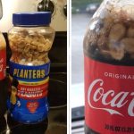 Adding peanuts to Coca-cola