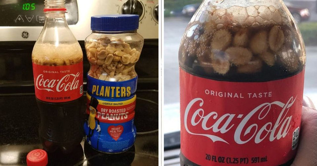 Adding peanuts to Coca-cola