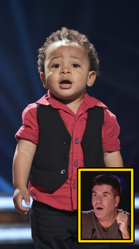 This is extraordinary, A young boy delivered such an unforgettable performance that Simon was left speechless, Overcome with emotion, Simon joined him on stage to give him a heartfelt kiss