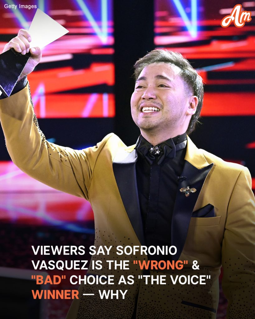 ‘Wrong Choice’ or ‘Clear Winner’: Viewers React to Sofronio Vasquez’s Win on ‘The Voice’ Finale Night