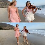 Karolina Protsenko Transforms a Beach into a Concert Hall with Her Violin, Leaving Beachgoers Awestruck