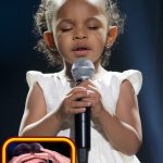 With just a few notes, the judges leaped to their feet as a young girl bravely took on one of the worlds most challenging songs