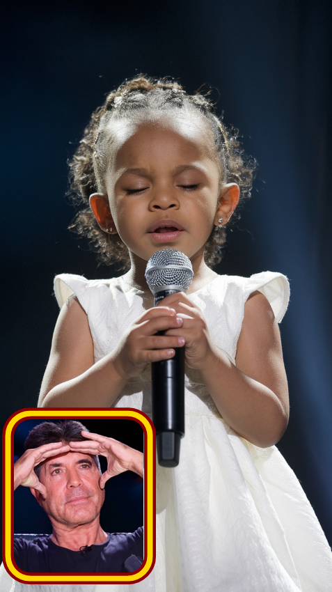 With just a few notes, the judges leaped to their feet as a young girl bravely took on one of the worlds most challenging songs