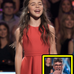 The judges chuckled at the song choice of this girl, but her performance blew them away, literally knocking them out of their chairs