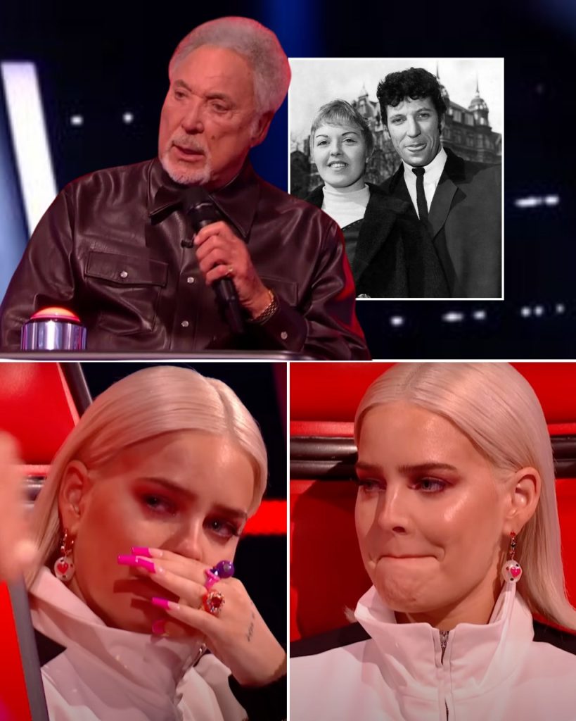 “If It’s Not Linda, I’ll Never Sing This Song Again!” Tom Jones Broke Down In Tears As He Remembered His Wife And Immediately Paid Tribute To Her With A Song Written Especially For Her, “I Won’t Crumble With You If You Fall,” Right On The Stage Of The Voice! Tom’s Voice Was So Moving That Anne-Marie Couldn’t Bear It And Rushed Out Of The Studio Before The Performance Even Ended! Truly, Emotions Reaching Their Peak Brought Sir Tom A More Phenomenal Performance Than Ever, Capable Of Touching The Hearts Of Anyone Who Listens!