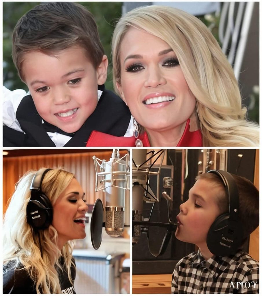 Carrie Underwood’s Sweet Christmas Duet With Son Isaiah On “Little Drummer Boy”