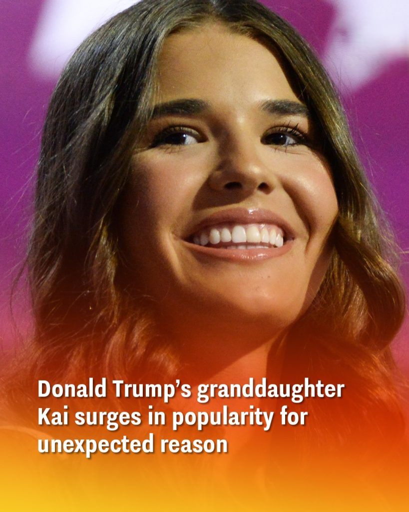 Donald Trump’s granddaughter Kai surges in popularity for unexpected reason