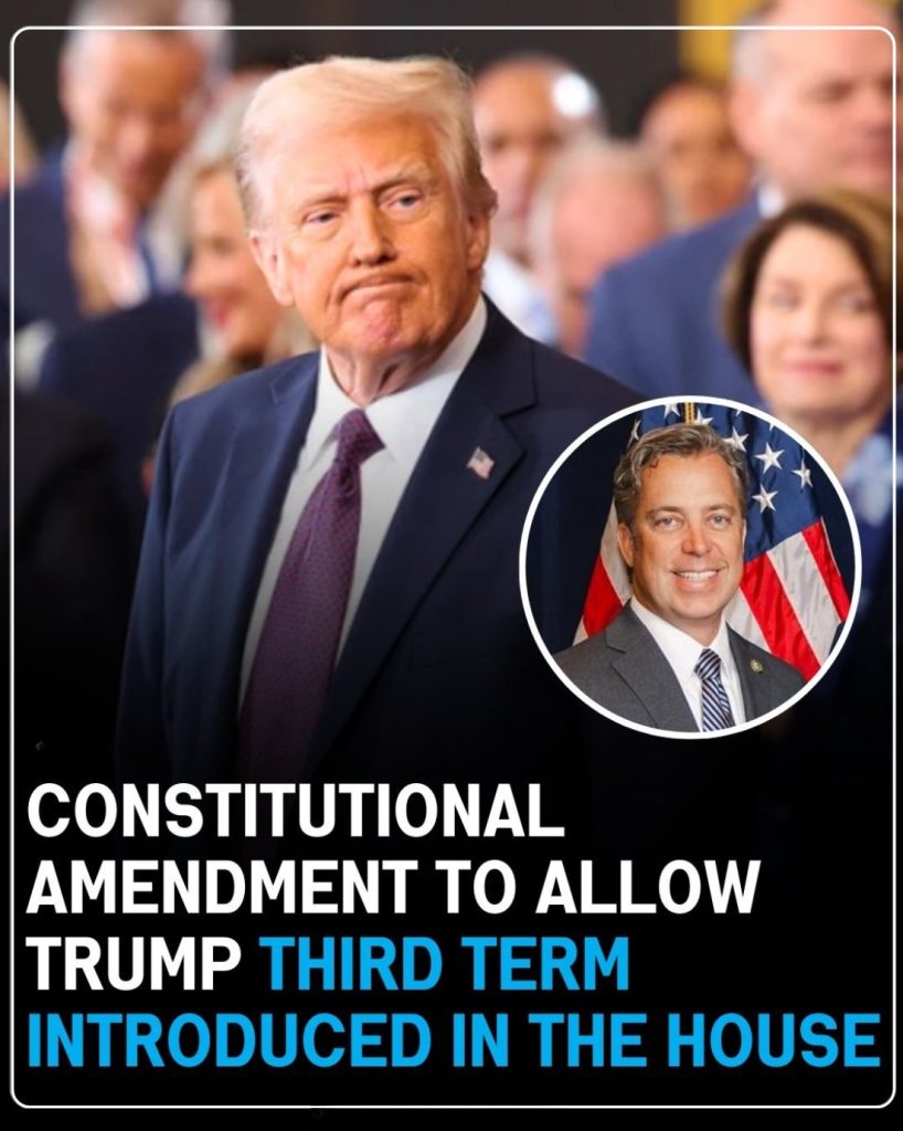 Constitutional Amendment To Allow Trump Third Term Introduced In The House