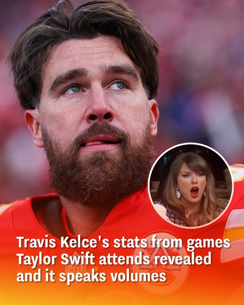 Travis Kelce’s stats from games Taylor Swift attends revealed and it speaks volumes