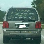 ‘Controversial’ Message Seen On Back Of SUV Sparks.