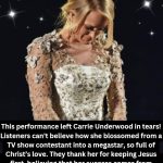 Carrie Underwood Moved to Tears in a Poignant Rendition of “Softly and Tenderly” at the CMA Awards