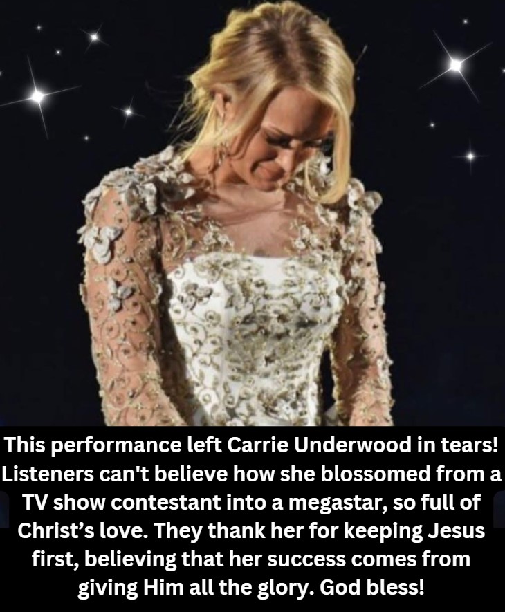 Carrie Underwood Moved to Tears in a Poignant Rendition of “Softly and Tenderly” at the CMA Awards