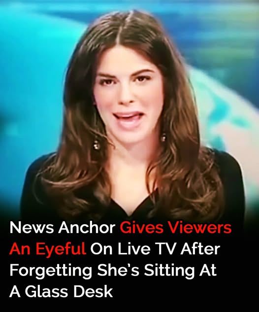 News anchor’s glass desk blunder goes viral