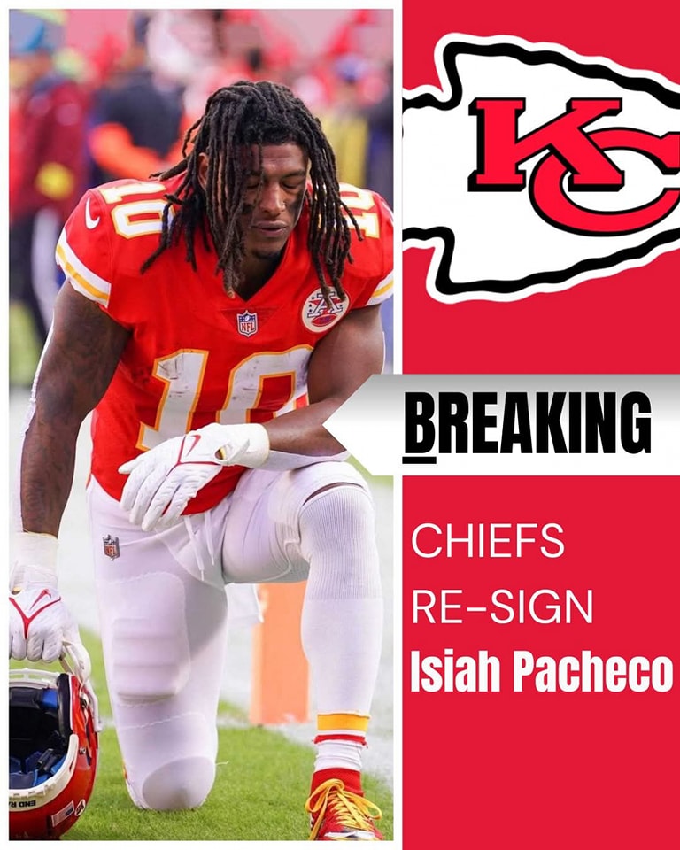 Chiefs Re-Sign Isiah Pacheco Despite Injury Struggles, Hoping for a Strong Comeback