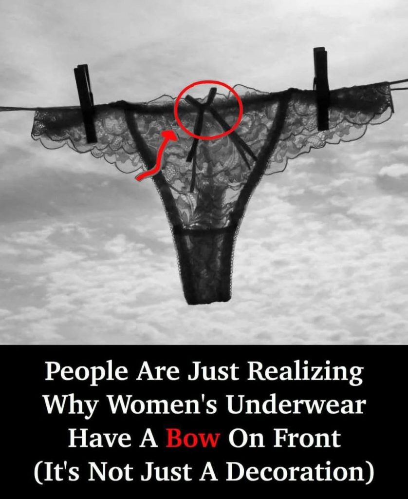 Why Women’s Underwear Have A Bow On Front