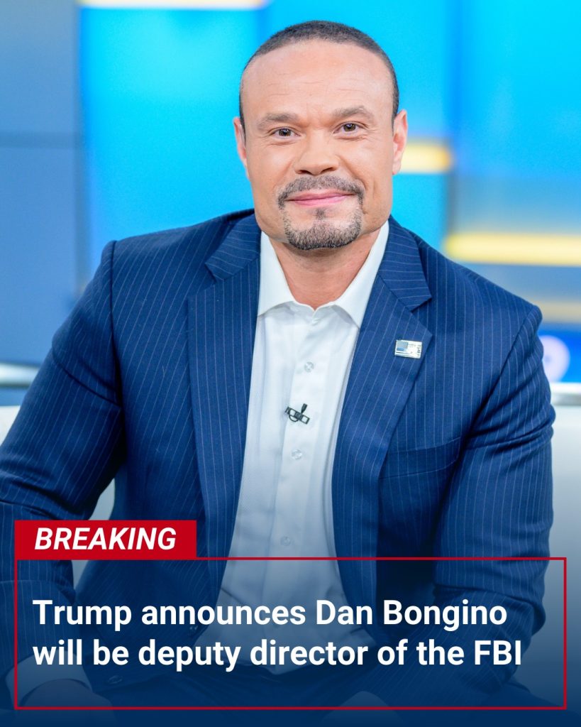 Trump announces Dan Bongino will be deputy director of the FBI