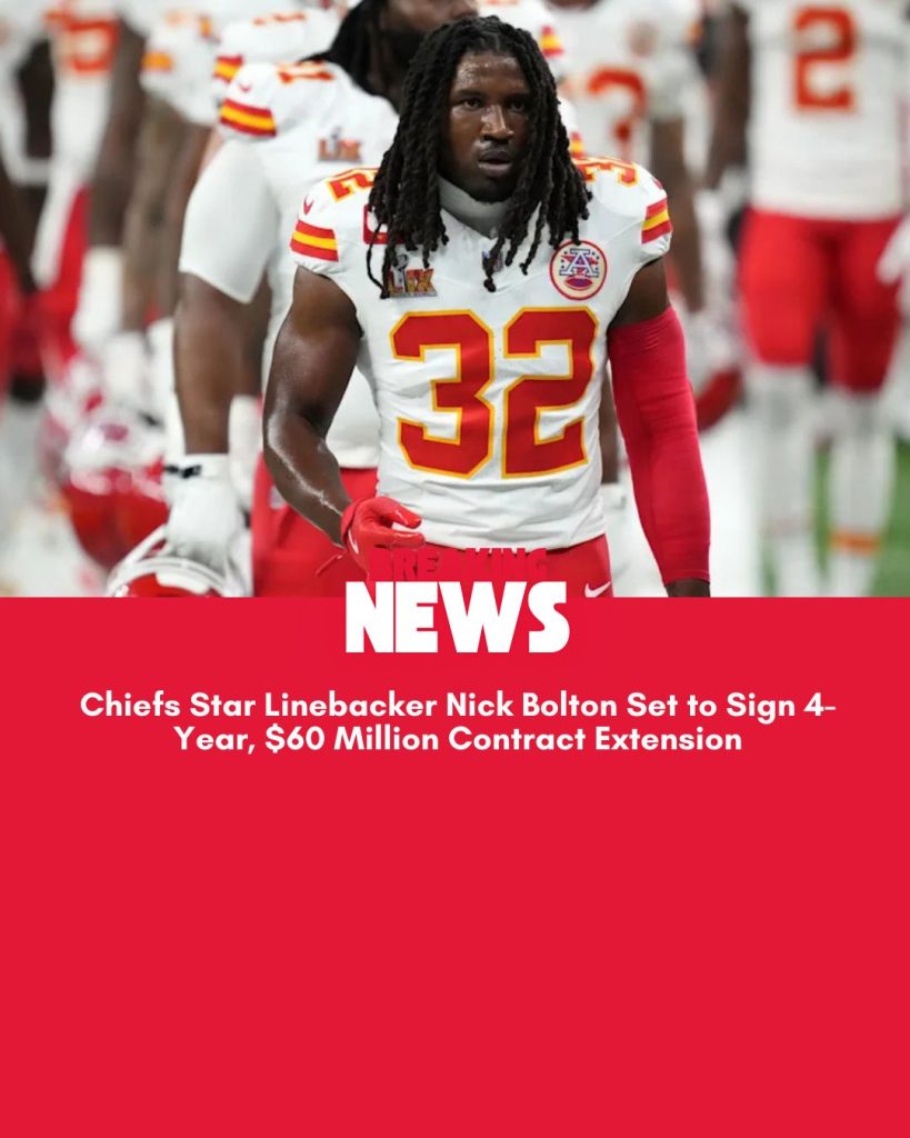 Chiefs Star Linebacker Nick Bolton Set to Sign 4-Year, $60 Million Contract Extension