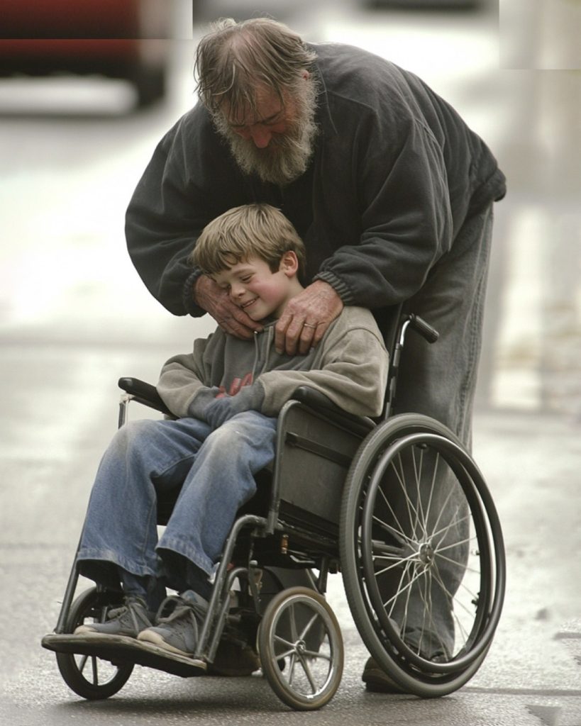 Disabled Homeless Man Gave His Wheelchair to a Poor Boy Who Couldn’t Walk – 5 Years Later, the Boy Found Him to Repay His Kindness