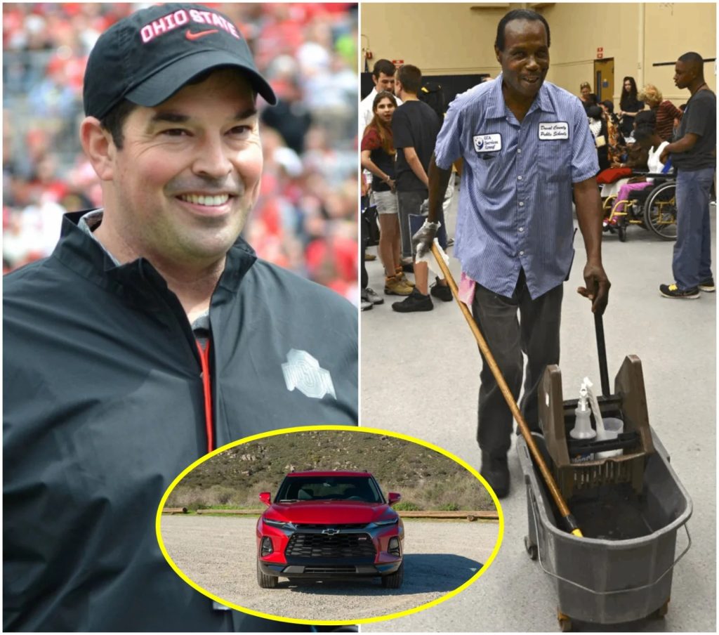 Ryan Day unexpectedly gifted a school janitor an SUV after learning about his family’s situation, bringing fans to tears. His act of kindness made headlines with a surprise that left the entire school – and the internet – speechless.7