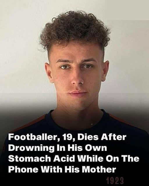 19-year-old football player suffocates on his own stomach acid