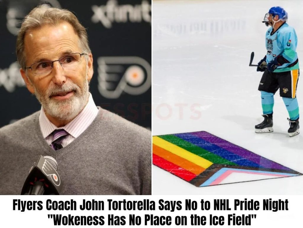 Philadelphia Coach John Tortorella Says His Team Will Never Participate in NHL Pride Night: “Ice Fields Are for Players, Not Wokeness”