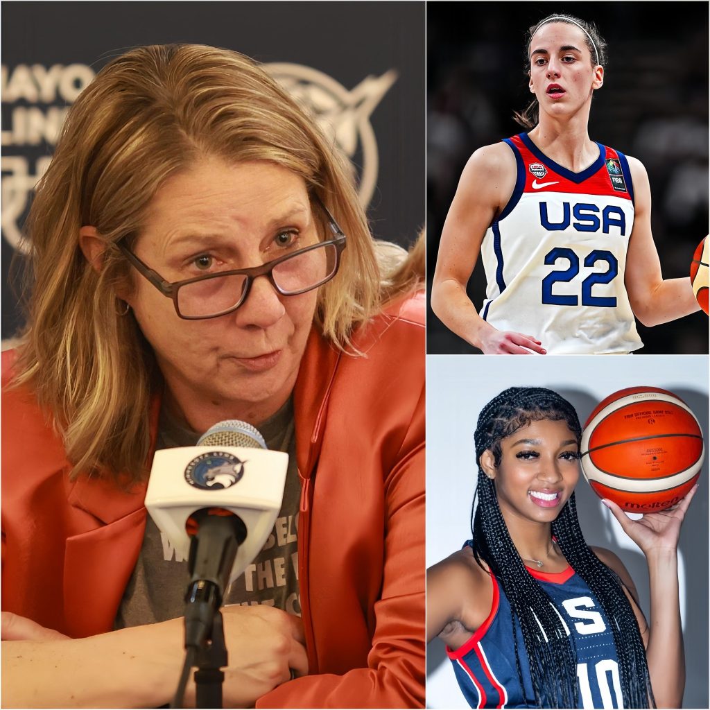 Angel Reese drops a bombshell, boldly warning Team USA: “The moment Caitlin Clark steps onto this team, I’m out—gone for good!” The team’s head coach “Cheryl Reeve” immediately fires back with a response.