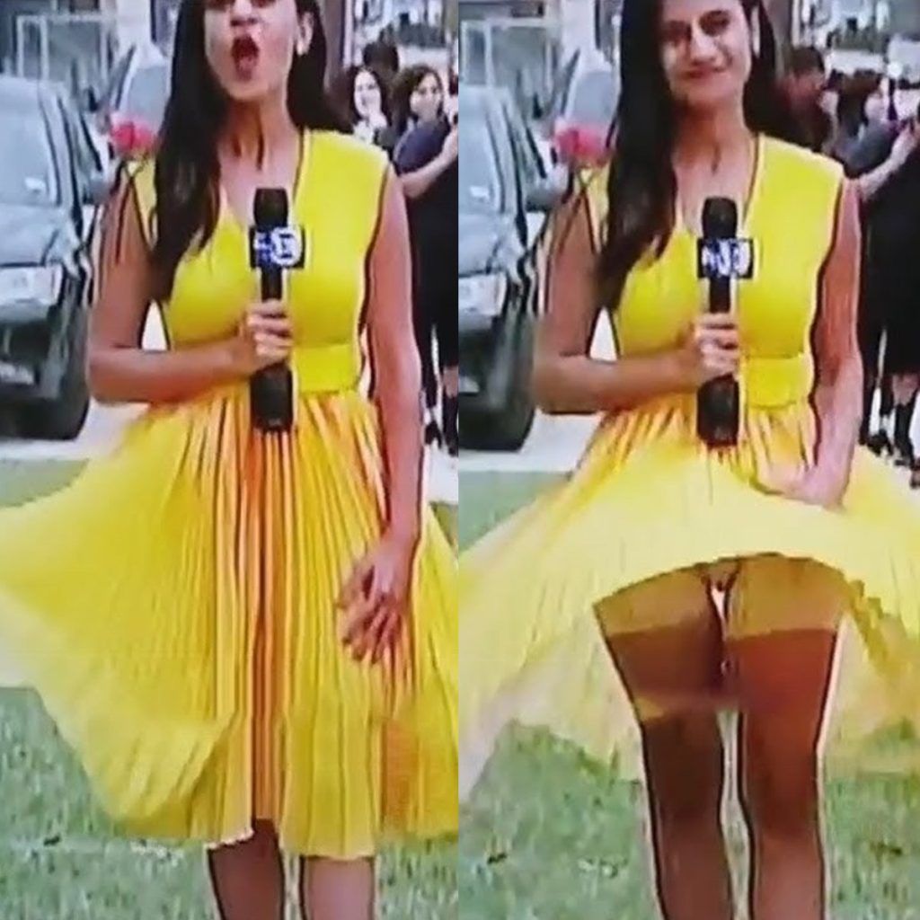 LIVE TV CHAOS! Shocking Moment as Reporter Caught in Unexpected Gone with the Wind Disaster!